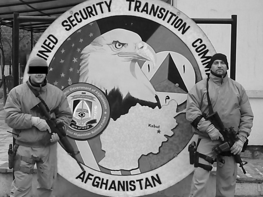 Scott White during deployment in Afghanistan
