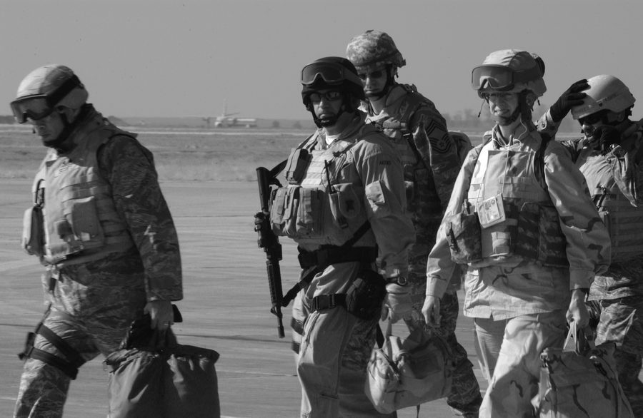 Scott White during a close protection operation