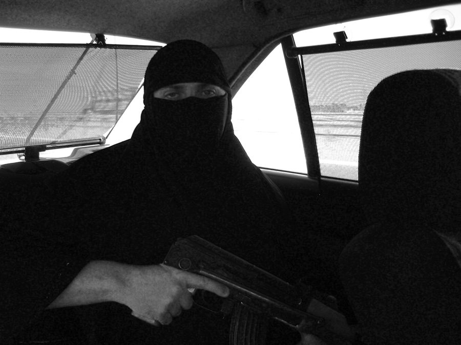 Scott White during an undercover operation in Baghdad